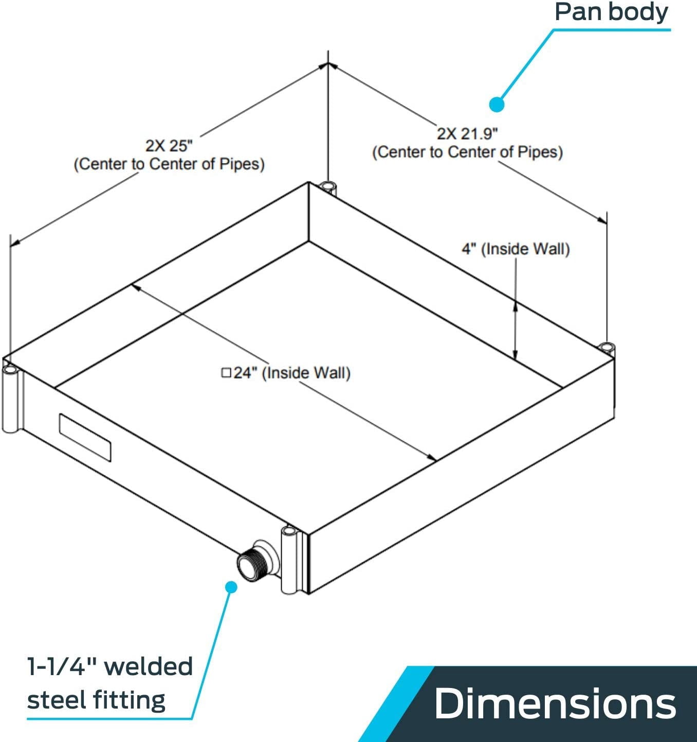 Manufacturer Varies Water Heater Platform,Ceiling Mount 30-SWHP-M