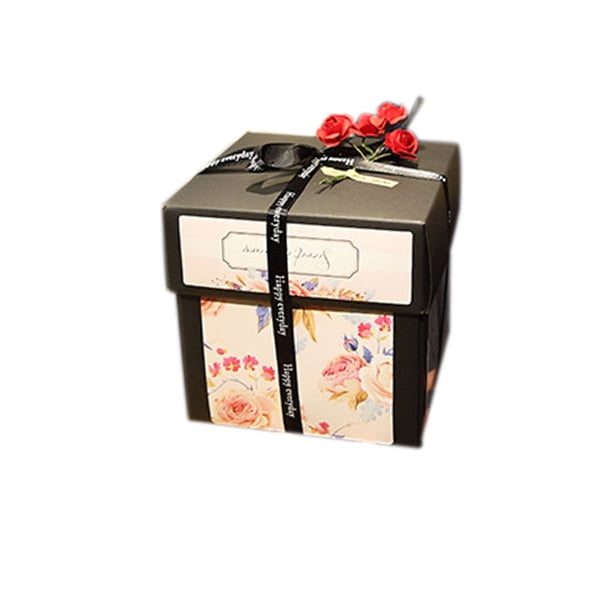 Toystoory Caja de regalo de explosión sorpresa DIY hecho a mano álbum de fotos boda cumpleaños regalo del Día de San Valentín caja de regalo de Kits de decoración para fiestas Toystoory JJ16302-00