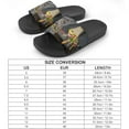 thumbnail image 2 of GZHJMY Stylish Slides for Women Men, A Gray Cat in Glasses Is Driving A Car Soft Flexible Slip-on Sandals Slippers, 2 of 7