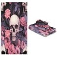 thumbnail image 6 of GZHJMY Skull Flower Towel Set of 3, Highly Absorbent Soft Towels with Bath Towel, Hand Towel and Washcloth for Bathroom Hotel Gym Spa, 6 of 7