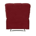 thumbnail image 4 of Homesvale Wall Hugger Recliner, Crimson Red Microfiber, 4 of 9