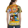 thumbnail image 5 of Cuphead Mugman Youth Unisex T-Shirt Crewneck Short Sleeve Double-Sided Print Tee Shirts Top For Boys Girls Kid Teen X-Small, 5 of 6