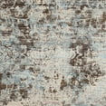 thumbnail image 6 of SAFAVIEH Vintage Persian Branislav Floral Bordered Polyester Rug, Brown/Light Blue, 6'x9', 6 of 7