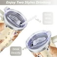 thumbnail image 5 of 40oz Dog Mom Tumbler - Leakproof Travel Coffee Mug with Handle - Cute Puppy Gift for Women Who Love Dogs - Double Wall Stainless, 5 of 7