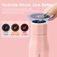 thumbnail image 6 of Vsitoo 15 oz Smart Self Cleaning Water Bottle, Stainless Steel, Pink, 6 of 9