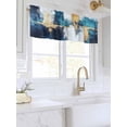 thumbnail image 3 of Valances for Windows Abstract Graffiti Art Rod Pocket Cafe Window Treatments Valance Curtains for Kitchen Bathroom Laundry Basement Windows 42"x18", 3 of 9