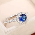 thumbnail image 4 of Pretty Women Anniversary 925 Silver Ring Cubic Zircon Wedding Jewelry Sz 6-10, 4 of 7