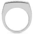 thumbnail image 3 of Pompeii 3 1/4 Ct Diamond Men's Multi-Cluster Wide Ring in White Gold (I/J,I2-I3), 3 of 3