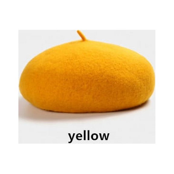 CoCopeanut 17 Colors! New Women Beret French Artist Warm Wool Winter Beanie Hat Cap Vintage Plain Beret Hats Solid Color Elegant Lady Caps