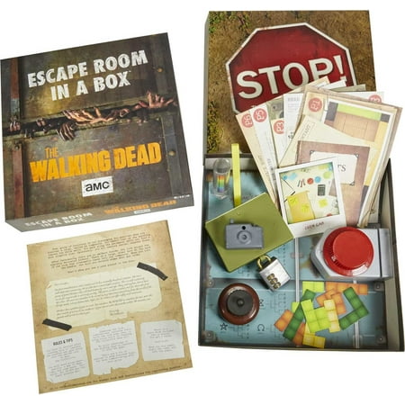 Escape Room In A Box: The Walking Dead Game, Mystery for Adults & Teens with Physical Puzzles & Locks