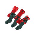 thumbnail image 7 of Baby Sweetie 2 Pairs Toddler Baby Girls Boys Christmas Socks Mid-Calf Length Socks with Bowknot Cotton Winter Cute Socks, 7 of 7