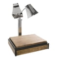 thumbnail image 2 of HUBERT® Food Heat Lamp Double Square Shade Stainless - 17"W x 13 1/2"D x 25 3/8"H, 2 of 7