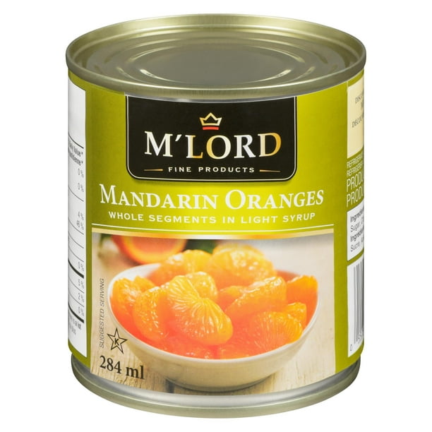 Mandarines en quartiers entiers de M'Lord 284 ml