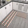 thumbnail image 2 of Multicolor Christmas Tree Pattern Kitchen Rugs Sets Of 2,Anti Fatigue Kitchen Mat Rugs Non Slip Washable,Decorative Kitchen Floor Mats for Kitchen,Sink,Laundry,17"x30"+17"x47", 2 of 7