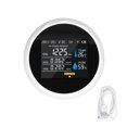 thumbnail image 1 of Moniteur de Qualité de l'Air Écran Couleur Intelligent en Temps Réel Charge Usb Portable Numérique, 1 of 5