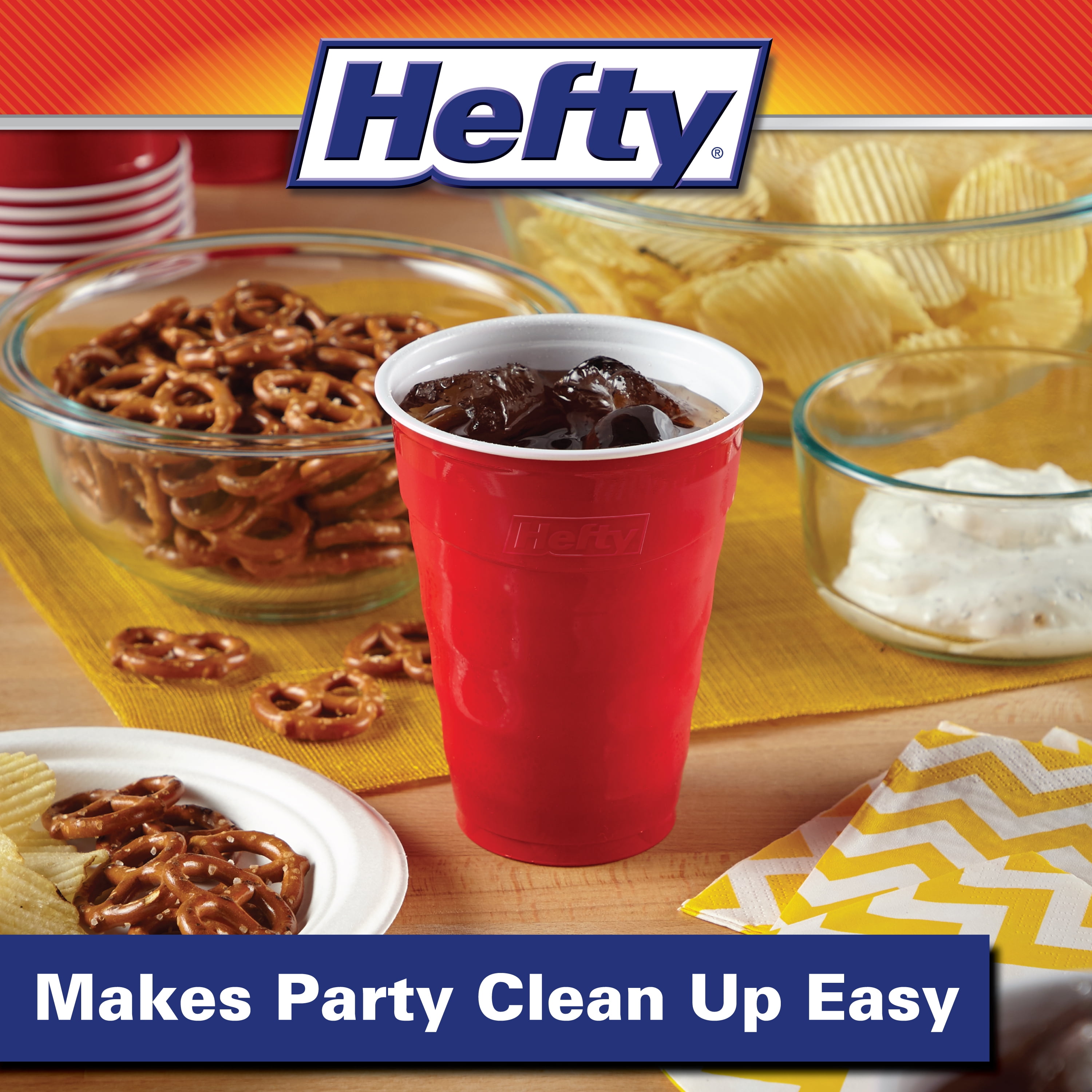 Hefty® Party On! Red Plastic Party Cups, 60 ct - Jay C Food Stores
