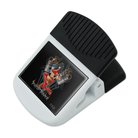 Piston Power Motorcycle Chopper Biker Refrigerator Fridge Magnet Magnetic Hanging Hook Note Snack Clip