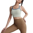 thumbnail image 2 of Endives Sports Bra For Women Racerback Comfort Wide Strap High Support with Padded Full Coverage Gym Yoga Bras Fitness Running Workout Wear, 2 of 8