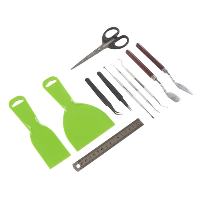 Herramientas De Deshierbe De Vinilo Para Manualidades, Juego De Herramientas De Deshierbe De Vinilo, 12 Piezas Multipropósito Con Bolsa De Almacenamiento Para Manualidades De ANGGREK CA1211