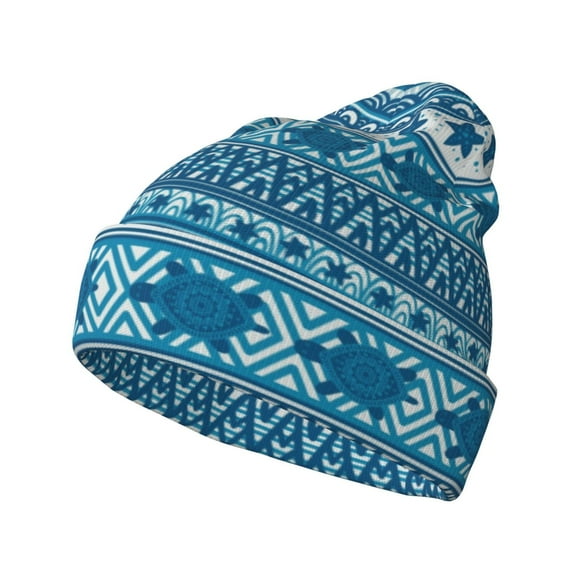 Kdxio Sea Underwater Animals Winter Beanie for Men Women Beanie Knit Hat Cuffed Cap Beanie Knit Chunky Snow Cap