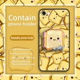 thumbnail image 5 of LYM-Phone Case For iphone 7/8/iphone SE 2020/SE2, Waterproof Dirt-resistant Back Cover TPU protective Skin feel silicone Kickstand Rotatable stand Anti-knock Glitter Quicksand Soft Case, 5 of 9