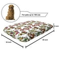 thumbnail image 2 of Dragon Pet Bed, Colorful Traditional Reptiles Flowers and Historic Items Japanese Ornaments Pattern, Resistant Pad for Dogs and Cats Cushion with Removable Cover, 24" x 39", Multicolor, by Ambesonne, 2 of 4