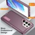thumbnail image 3 of TECH CIRCLE for Samsung Galaxy S26 Edge 3-Layer PC+TPU+PC Case with KickStand Slim Heavy Duty Rugged Shock-Absorbent Tough Durable Cover,D, 3 of 8