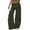 Green, variant on Wangmeiwg Women High Waist Cargo Pants Casual Pocket Tie Solid Color Cargo Pants Wide Leg Pants Womens Business Casual Pants