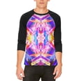 thumbnail image 1 of Explore the Multiverse Mens Raglan T Shirt White-Black X-LG, 1 of 2