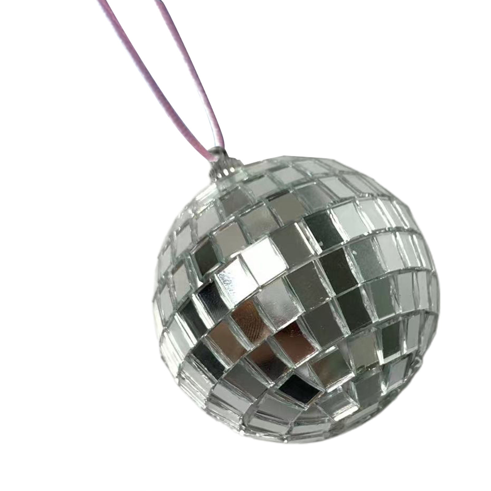 Fashion Disco Ball Car Pendant Creative Car Rear View Mirror Hanging Ornament