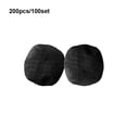 thumbnail image 3 of Tholdsy Cubierta antipolvo desechable universal de tela para micrófono de 200 piezas: duradera y transpirable para Ultimate Electrónica negro + negro (100 piezas), 3 of 6