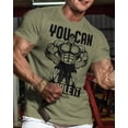 thumbnail image 4 of Gymish You Can Handle It Men’s Workout T-Shirt – Funny Gym Shirt, Lifting Tee, Athletic Fitness & Weightlifting Shirt, 4 of 6