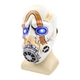 thumbnail image 3 of Máscara de látex psicópata con ojos de luz LED, máscara de cosplay aterradora para Halloween, para fiesta y bar, 3 of 7
