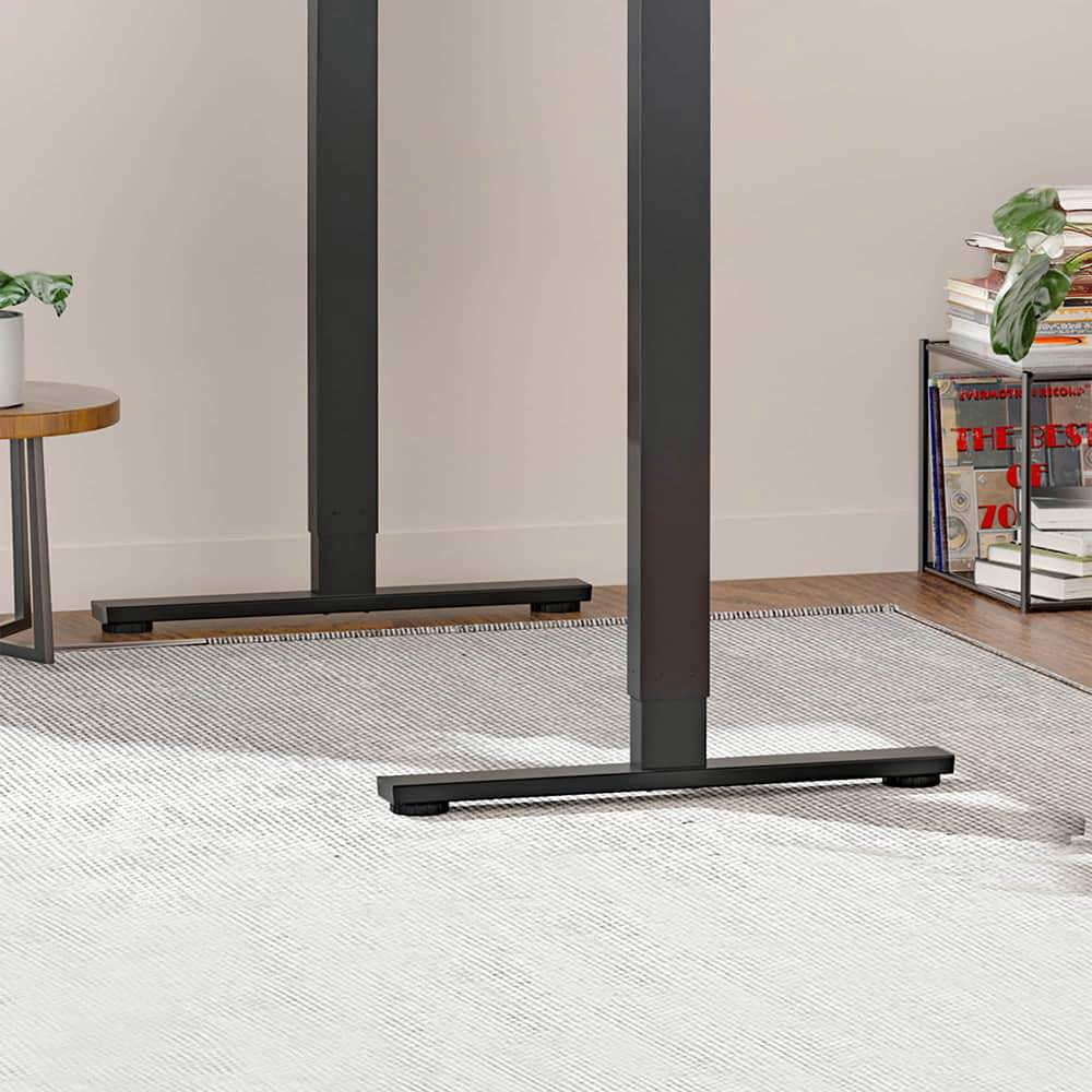 GVN Computer Desk, Home Office Desk,Electric Standing Desk, Adjustable Height Desk Home Office Computer Workstation Sit Stand up Desk, Black