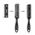 thumbnail image 2 of Hair Clipper Comb, Double Side Hair Cutting Trimmer Comb With Stainless Steel Blade, Pack Of 3 (black), 2 of 5