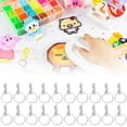 thumbnail image 2 of 50 pcs Metal Keyring Keychain Split Ring DIY Key Chains Accessories, 2 of 9