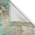 thumbnail image 3 of Ambesonne Floral Valance & Curtain 3 Pcs Set, Dreamy Farmhouse Flowery Art, 55"x24", Almond Green Grey Yellow, 3 of 7
