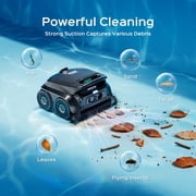 WYBOT B1 Cordless Robotic Pool Cleaner & F1 Solar Pool Skimmer Bundle, Smart Navigation, Self-Parking, Wall & Waterline Cleaning, App Control