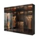 thumbnail image 4 of Oganizers Women Wardrobe Drawers Simple Modern Hanger Rail Wardrobe Glass Sliding Door Unique Roupeiro De Quarto Home Furniture My Lux Decor Round, 4 of 12