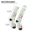 thumbnail image 5 of Balery Vintage Wood With Floral Fun Novelty Socks Men'S Women'S Crew Socks Funny Crazy Novelty Socks Quirky And Cool Socks, 5 of 9