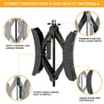 thumbnail image 2 of CircleRoad Stabilisateur d'Empiècement de Roue de Campeur 2 Ensembles, Grain Latéral Amélioré Stabilisateur Robuste en Forme de X Accessoires pour Remorque de Voyage VR Antimo, 2 of 6