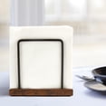 thumbnail image 4 of Wood Napkins Holder with Metal Wire, Standing Napkin Holder, 4 of 5