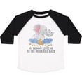 thumbnail image 3 of Inktastic My Mommy Loves Me to the Moon and Back Boys or Girls Toddler T-Shirt, 3 of 5