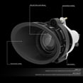 thumbnail image 2 of DNA Motoring FL-ZTL-272-CH For 2014 to 2015 Chevy Camaro LS/LT 3.6L Pair Projector Front Driving Fog Light Lamp+Bezel+Switch, 2 of 6