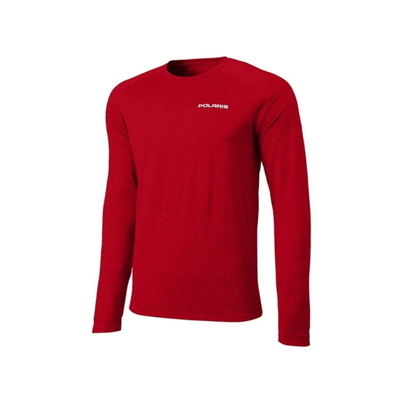 Polaris Men's Performance Long-Sleeve T-Shirt Red 286460002