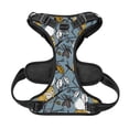 thumbnail image 4 of Kdxio Squirrel And Leaves Print No Pull Dog Harness Adjustable Reflective Oxford Easy Control Medium Large Dog Harness for Training and Everyday-Medium, 4 of 8