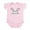 Petal Pink, variant on CafePress - Lacrosse Future Goalie Infant Bodysuit - Baby Light Bodysuit, Size Newborn - 24 Months