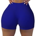 thumbnail image 2 of Fotbe Navy Shorts Sin Costuras – Shorts Deportivos de Cintura Alta para Mujer, Elásticos para Gimnasio, Yoga, Running o Ciclismo-XX-Large, 2 of 8