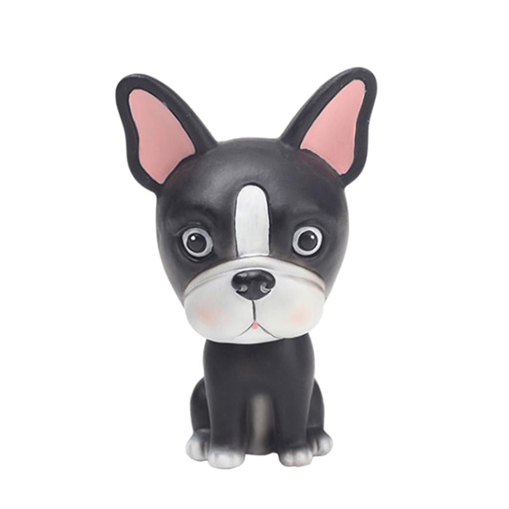 Car Style Bobblehead Dog Shaking Head Pug Doll Resin Nodding Puppy Dog Toy #4 