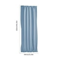thumbnail image 3 of Btomtd Summer,Blackout Curtains For Bedroom,Sheer Curtains, High-Precision Solid Color French Door Window Curtains Rod-Pocket Design For Sliding Ideal For Window And Doors, 3 of 8
